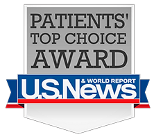 Patient's Top Choice Award from U.S. News & World Report